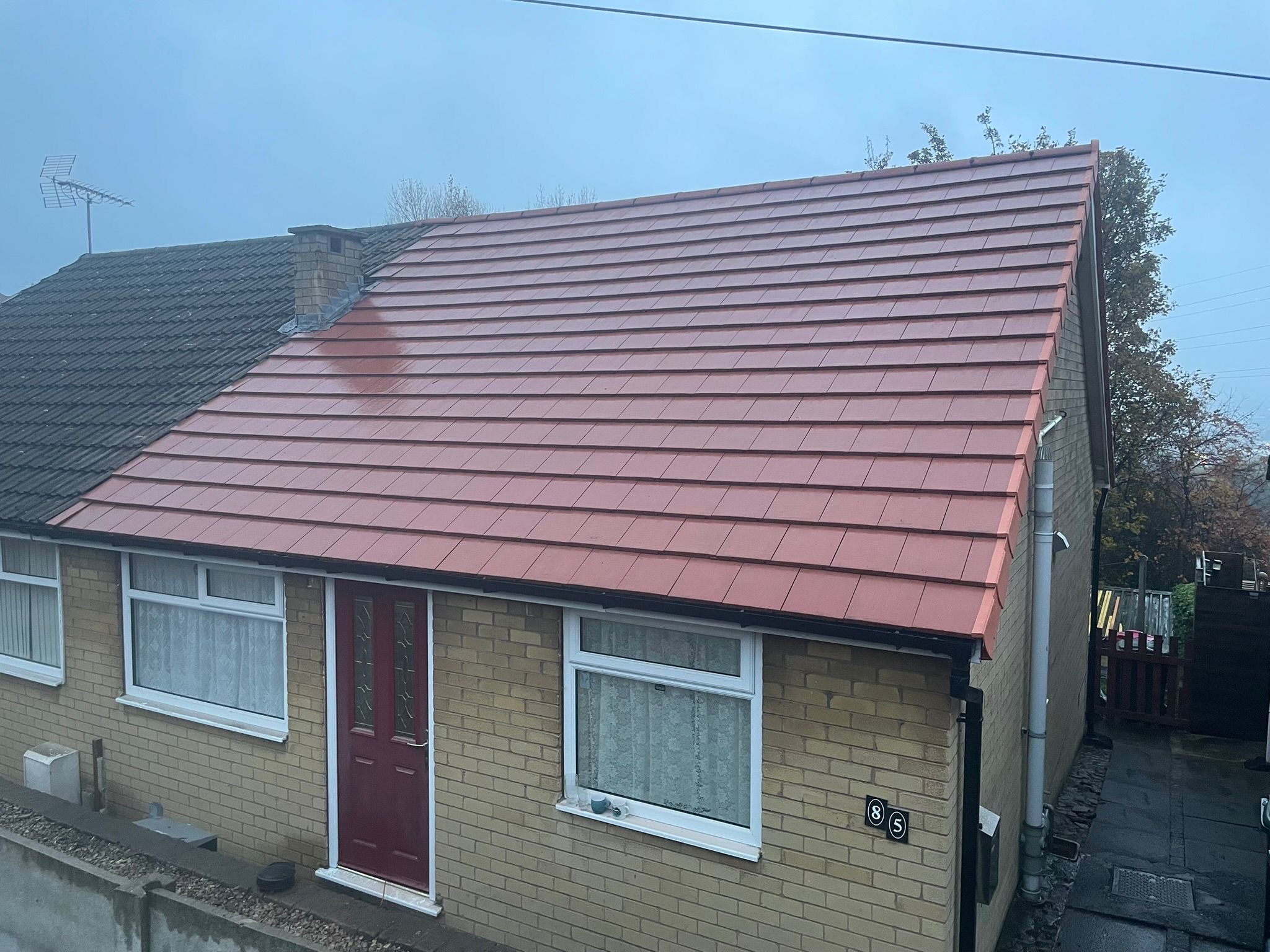 Completed roofing project 1 by Peak Performance Roofing